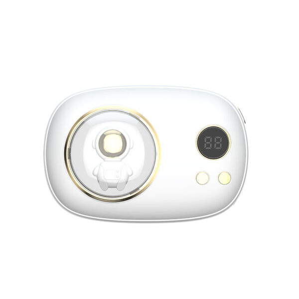 "2-in-1 Hand Warmer & Power Bank – Mini Space Number Display, Rechargeable Portable Heater" - Image 2