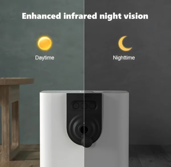 Smart Pet Food Machine High-quality with Video Camera Pet APP Remote Interactive Dialogue Snacks Feeder Dog Feeder Dispenser - Image 4