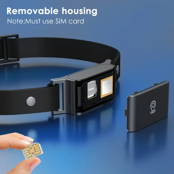4G GPS Pet Tracker for Dogs Cats Waterproof GPS WIFI Location & Smart Activity Tracker Fashionable neck collar for iOS Android - Image 3