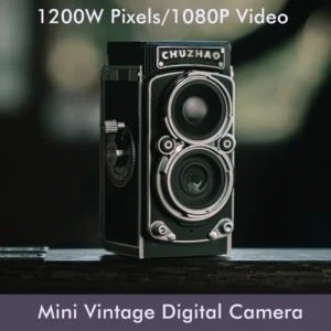 Mini Retro Digital Camera with 1.54inch Screen 1080p Video 12MP Photos Compact