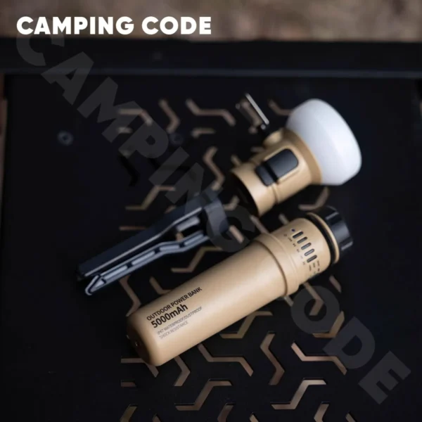 Camping Lamp Large Capacity Power Bank Integrated Portable Outdoor Camping Tent Retro Multi-Functional Long Battery Life Lighting - Image 6