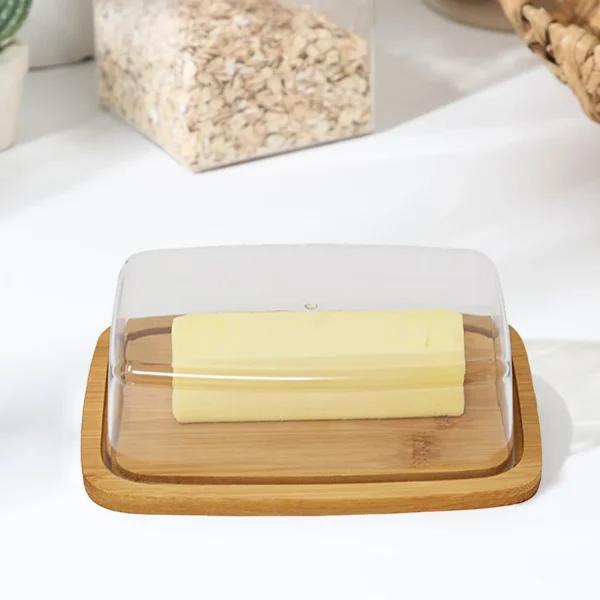 Transparent Acrylic Lid Kitchen Storage Butter Container Box - Image 4