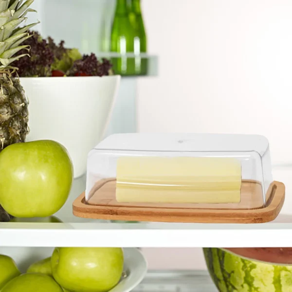 Transparent Acrylic Lid Kitchen Storage Butter Container Box - Image 6