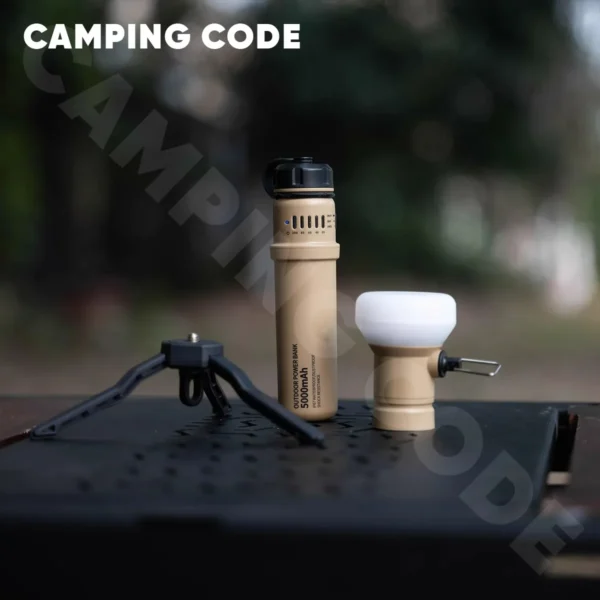 Camping Lamp Large Capacity Power Bank Integrated Portable Outdoor Camping Tent Retro Multi-Functional Long Battery Life Lighting - Image 5