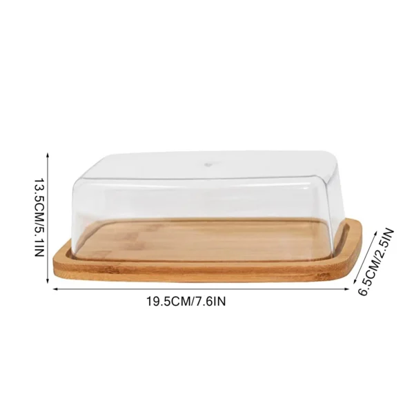Transparent Acrylic Lid Kitchen Storage Butter Container Box - Image 3
