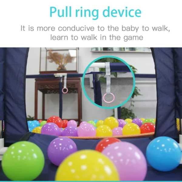 Children's playpens with pull rings, indoor playground - Image 6
