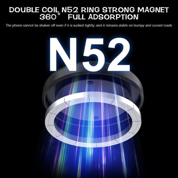 X9C mobile phone car holder magnetic suction vacuum suction car phone holder navigation dedicated support - Image 4