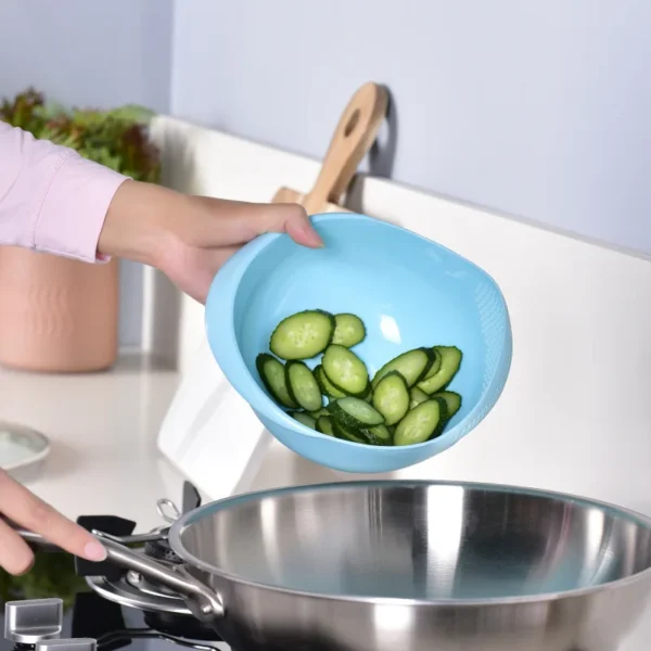 2-In-1 Rice Strainer Beans Washer Strainers And Colanders-Washing Bowl For Vegetables And Fruits - Image 3