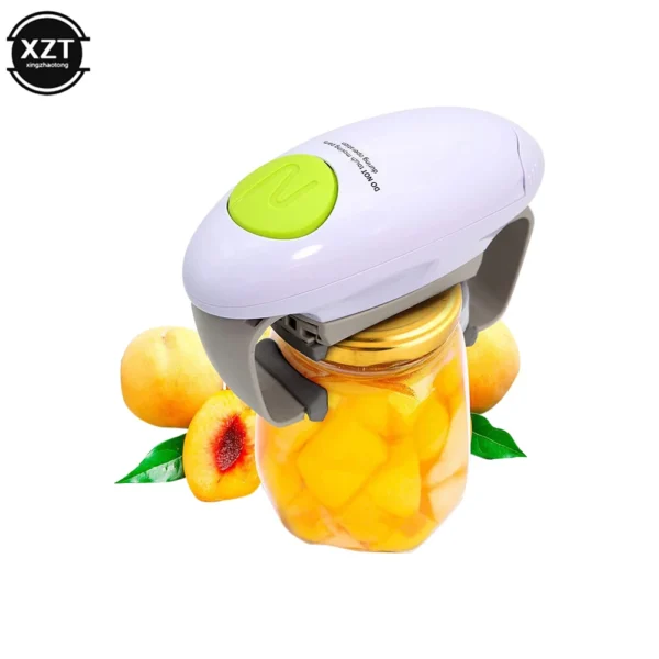 PortableElectric Can Opener Automatic Bottle Opener Handheld Jar Tin Opener One Touch Jar Opener Kitchen Gadgets - Image 4