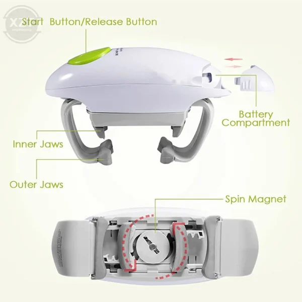 PortableElectric Can Opener Automatic Bottle Opener Handheld Jar Tin Opener One Touch Jar Opener Kitchen Gadgets - Image 6